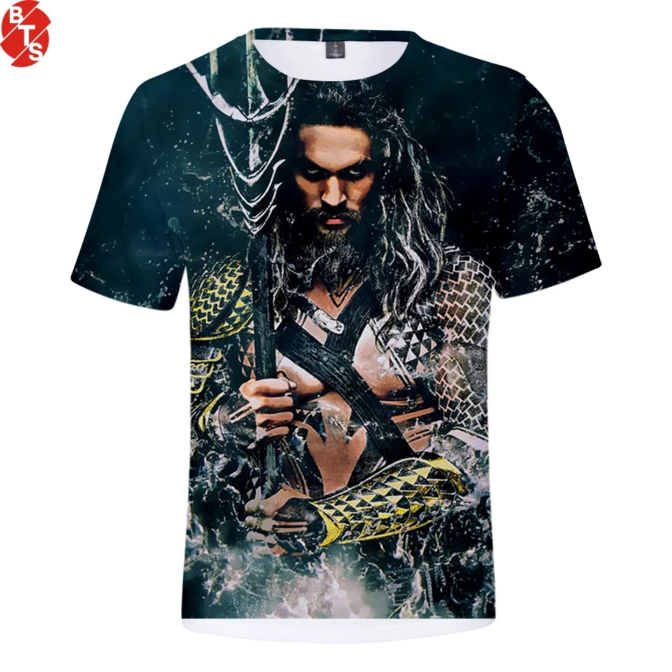 

Aquaman 3D Printed T-shirts Women/Men Summer Cool Short Sleeve Fashion Tshirts 2018 Hot Sale Casual Streetwear Tee Shirts