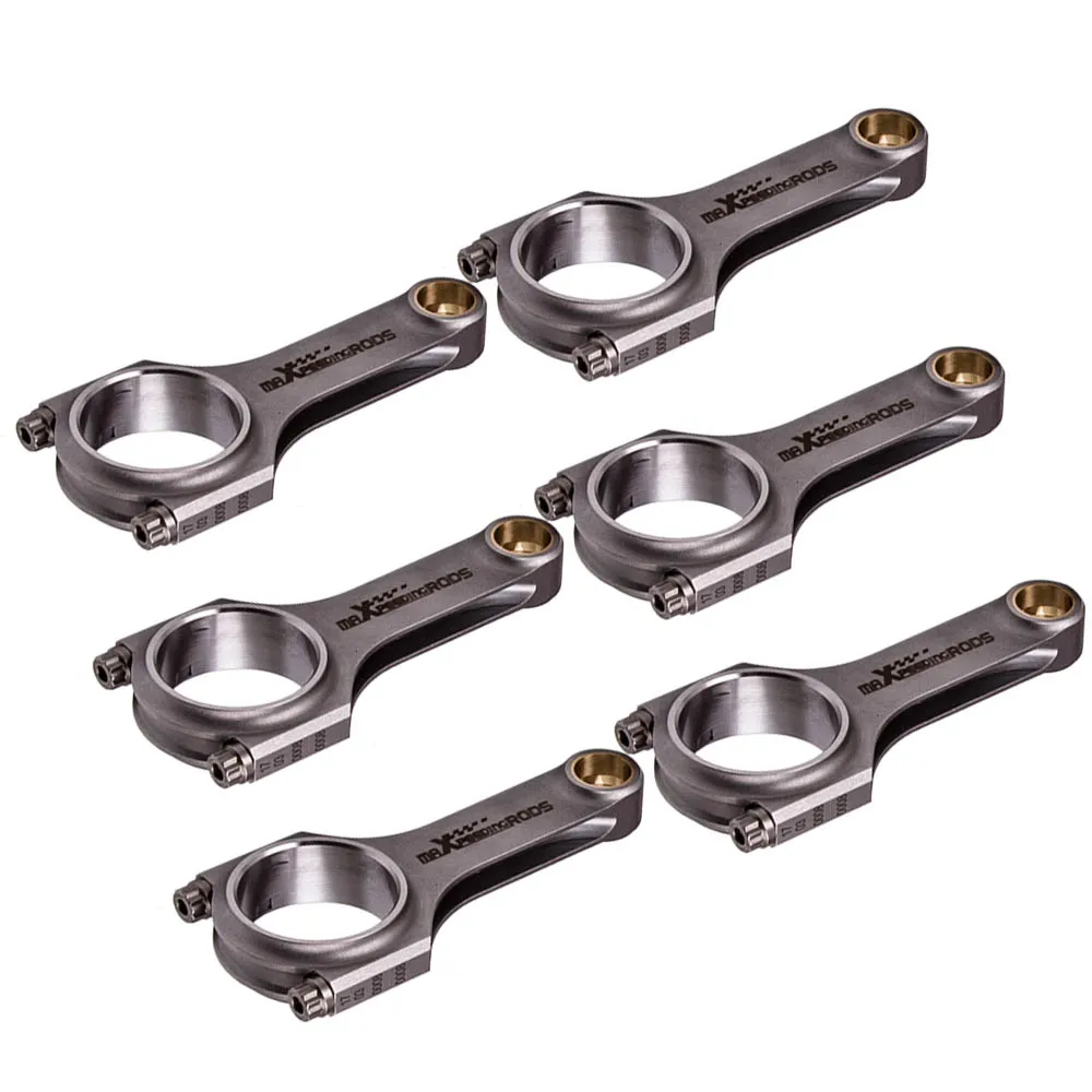 

Connecting Rod con Rods for Nissan Skyline GTS R31 Patrol RB30 RB30DET Conrods 4340 EN24 Crankshaft forged Piston car parts