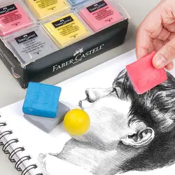 Faber Castell пластичности мягкий резиновый ластик профессиональный дизайн рисунок эскиз Выделите замешанный ластик искусство канцелярские