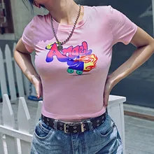 pink angel shirt