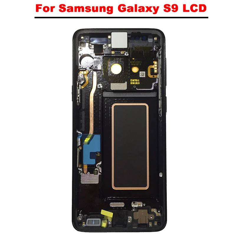 

BEST Super AMOLED 5.8'' LCD Display For SAMSUNG GALAXY S9 LCD G960 G960f G9600 Touch Screen Digitizer Assembly With Frame