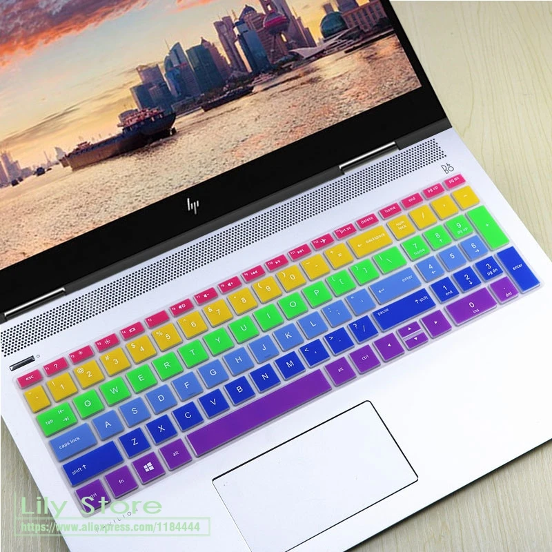 15 15,6 дюймов Клавиатура для ноутбука Защитная крышка для hp Spectre x360 15,6 15-ch011nr 15-ch004na(с номером зоны