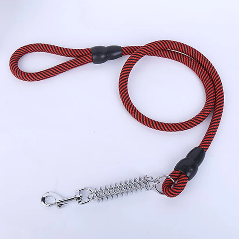 Durable Nylon Dog Leash With Spring Dogs Walking Leashes Dog Long Leads