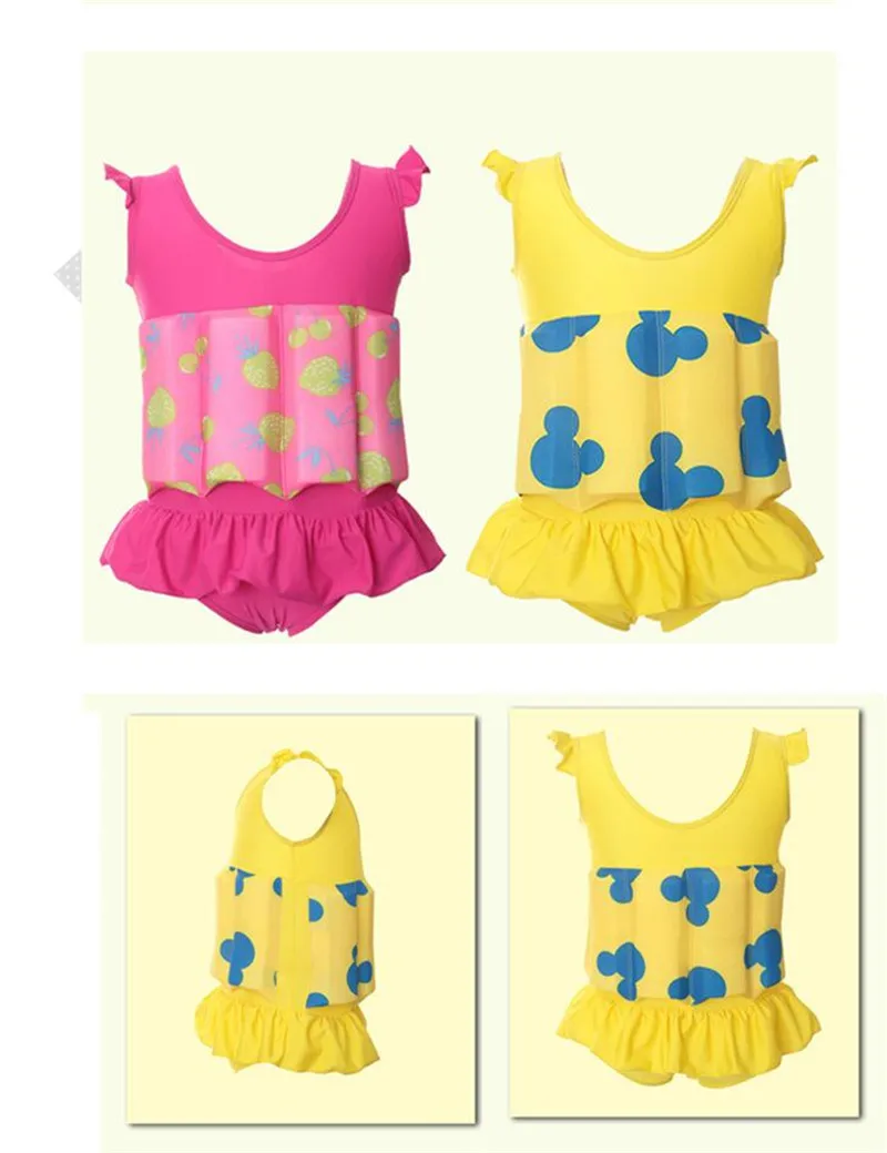 Quick-drying Kids Buoyant Swimsuit Children's Detachable Floating Joint Body Swimsuits Small and Medium Boys and Girls Swimwear03