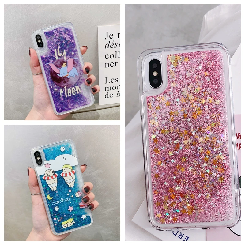 

Quicksand Phone Case for redmi Note 7 5 Pro Swimming ring Soft tpu Case Cover for xiaomi 9 se 8 lite 5X 6X A1 A2 MIX 2 2S coque