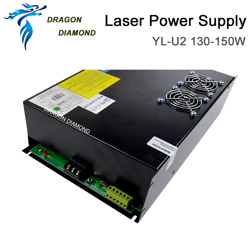 DRAGON DIAMOND Yongli 150 Вт CO2 источник питания лазерная трубка лазерный гравер для