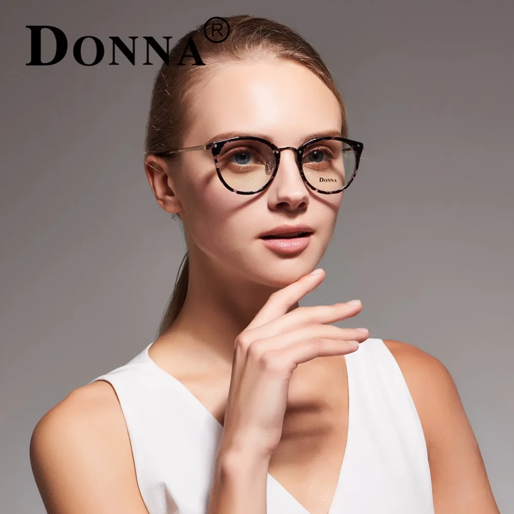 Donna Fashion Reading Eyeglasses Optical Glasses Frames Glasses Women New Cat Eye Frame Ultra Light Frame