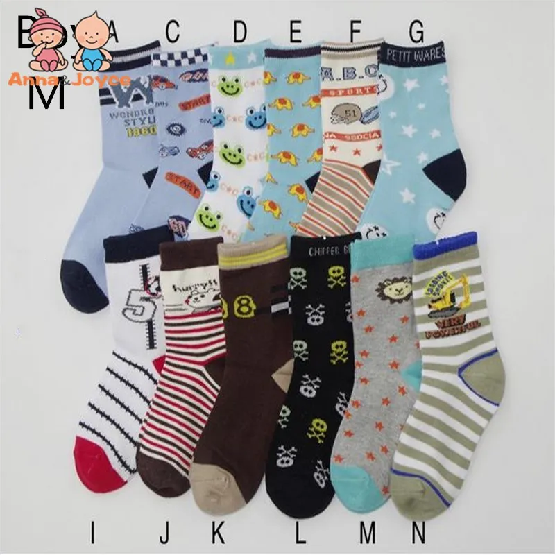 

5pairs/lot Boys and Girls Socks Cotton Socks Cartoon Lace Socks Baby Gifts Suit 1 To 6 Years