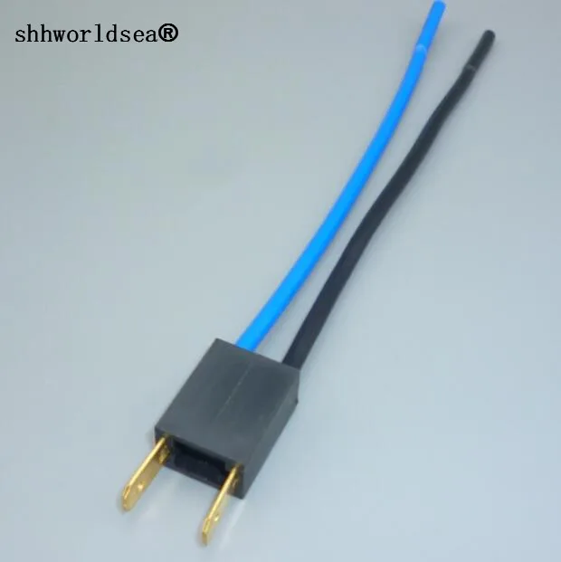 shhworldsea H7 male Ceramic Connector HID Xenon Halogen Bulb Lamp Terminal Socket Plug H7 Socket