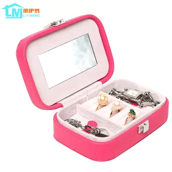 

Jewelry Storage Organizer Packaging Box Casket Box For Jewelry Exquisite Makeup Case Jewelry Container Graduation Birthday Gift