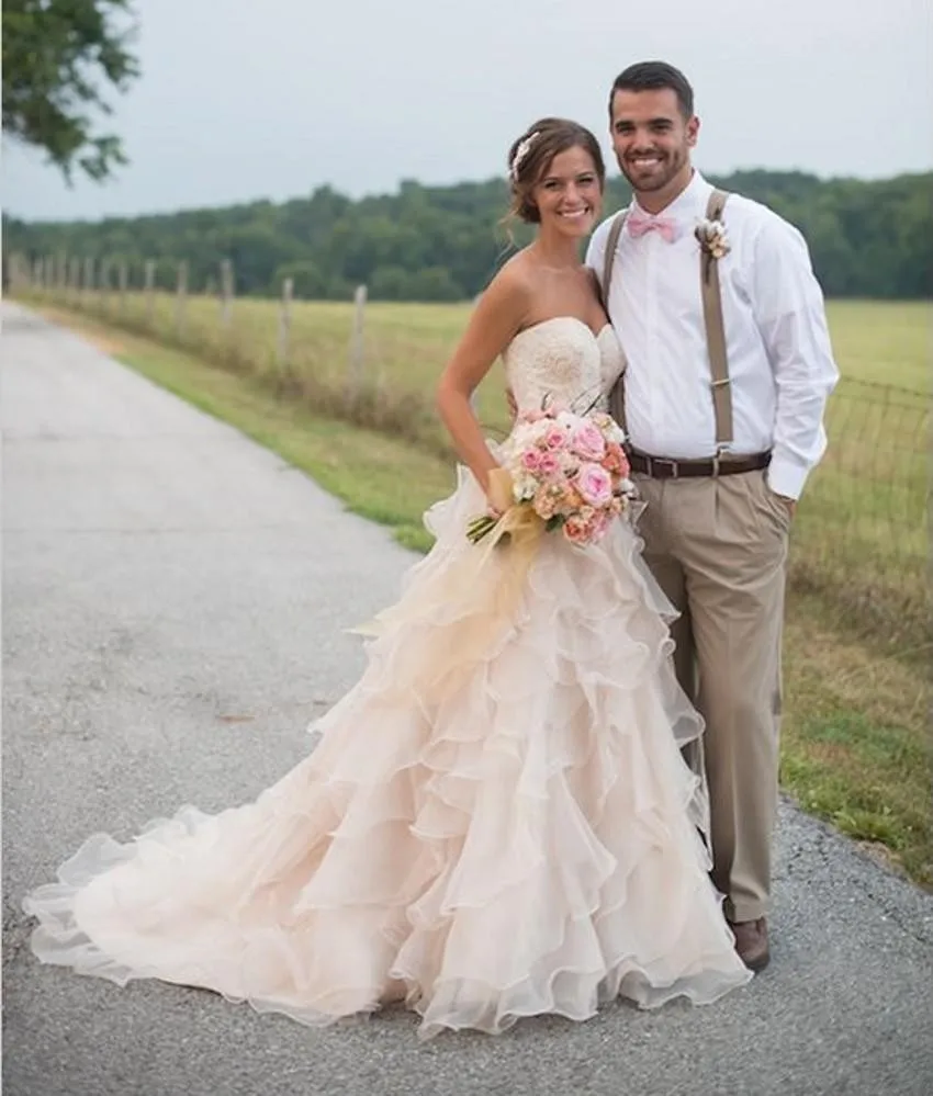 blush-pink-country-weddibbng-dresses-with-ruffles