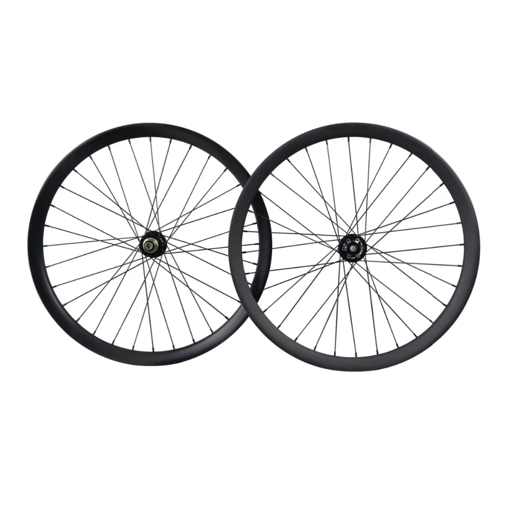 Sale ICAN carbon T700 27.5er 40 width MTB wheelset 148X12 boost UD matte 32H/32H Clincher Hookless Ready All mountain wheels 1
