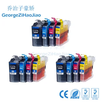 

3SETS LC125 LC127 Compatible ink cartridge for Brother DCP J132W J152W J172 J552 J752 J4110 J6520 J4710 printer