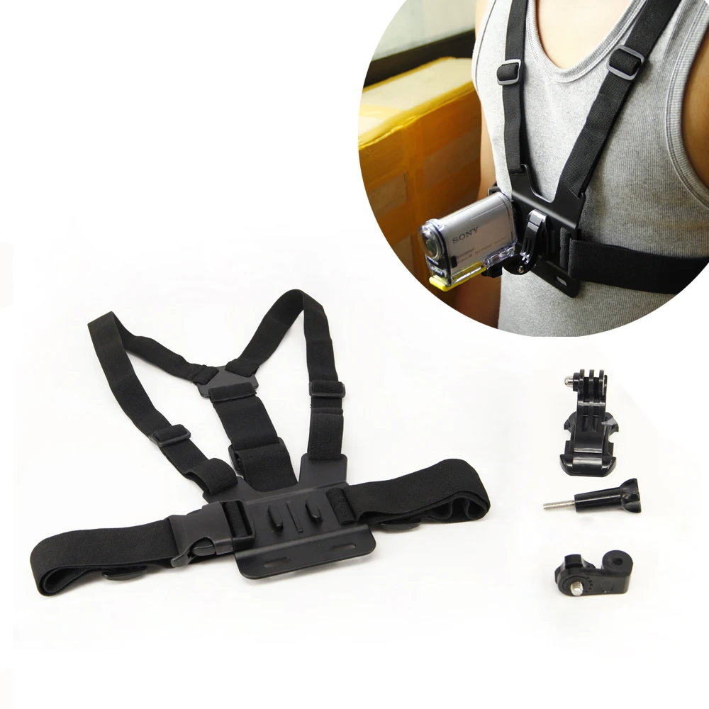 Adjustable Chest Mount Harness Belt Strap Accessories Kit For Sony