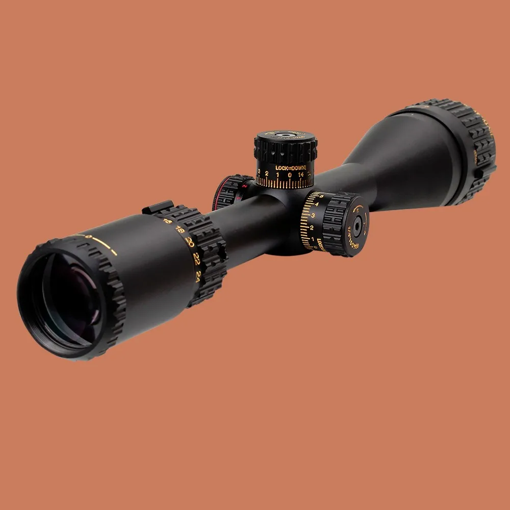 Hunting Tactical Optical Sight SNIPER NT 6-24X50 AOGL Full Size Glass Etched Reticle RGB llluminate Rifle Scope 3
