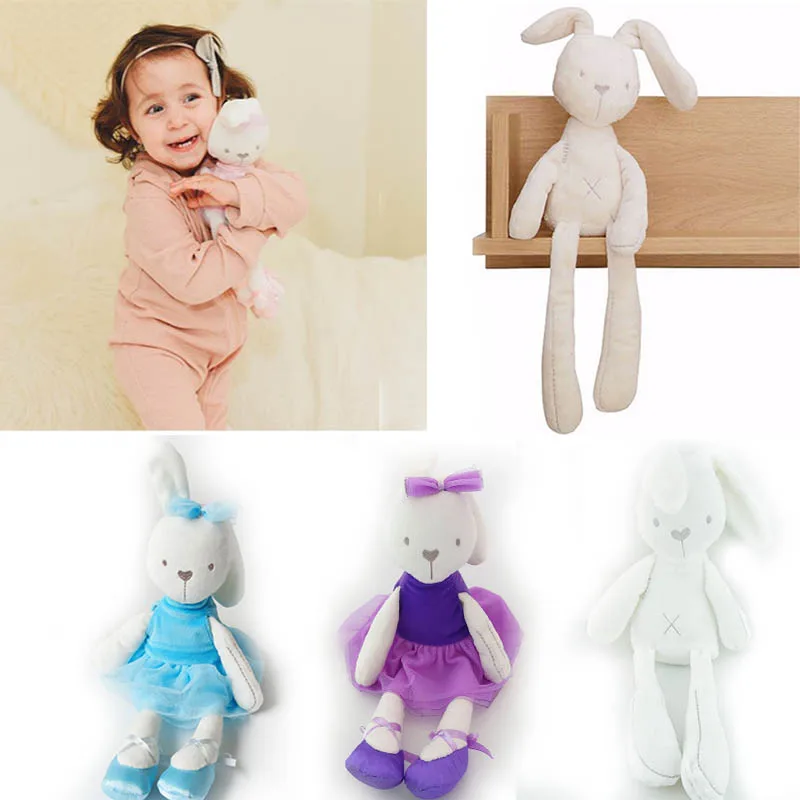 Kawaii Кролик плюшевые игрушки кролик мягкие животные куклы мягкие игрушки Детская кровать подушка Успокаивающая Игрушка Дети День рождения пасхальные подарки