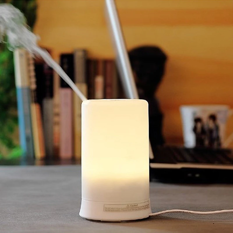 

50ML 7 LED Humidifier Air Aroma Essential Oil Diffuser Aromatherapy Atomizer Aromatherapy Ultrasonic Cool Mist Diffuser