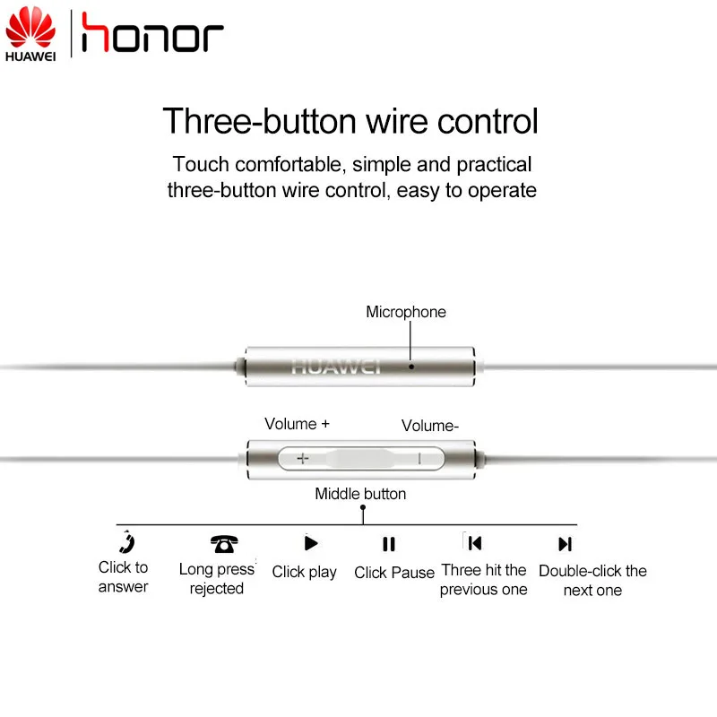 Наушники Wried Huawei Honor для HUAWEI P9 Lite P10 Plus 5X 6X Mate гарнитуры с разъемами Mircphone 3 5