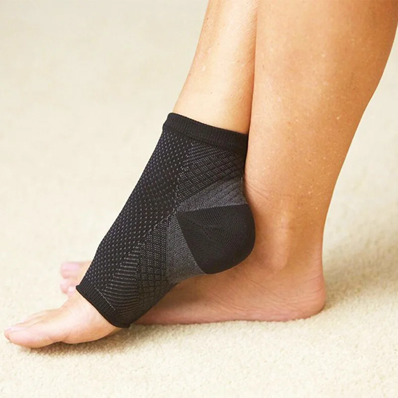 Комфорт ног против усталости Компрессионные рукава эластичные мужские носки женские снимают набухшие лодыжки кальцитовые носки