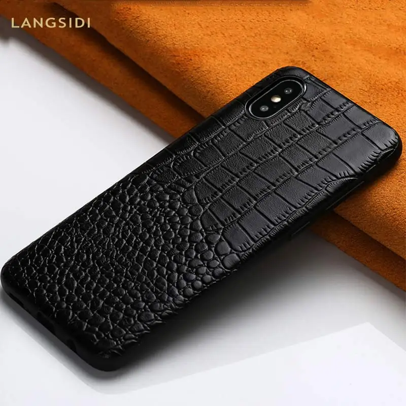 Чехол для телефона из натуральной кожи iPhone 11 Pro Max 12 Min 7 Plus x чехол xs max X XR XS 5 5S 6 6S 8 plus