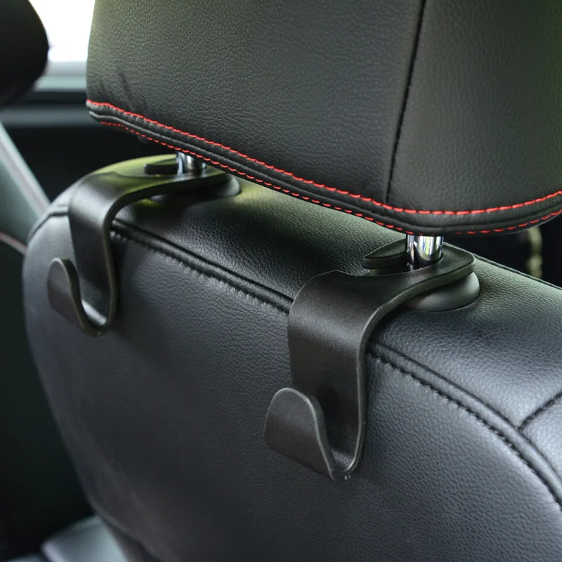 

For Car Auto Headrest Hanger Bag Holder Bag Purse Cloth Grocery Coat Storage Auto Fastener Clip Automotive Car Seat Hook