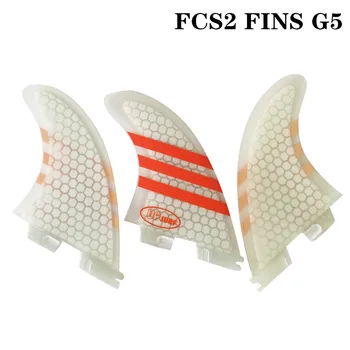 

Surf FCSII G5 M Size Surfboard Blue/White/Red/Green color Honeycomb Fins Tri fin set FCS 2 Fin Hot Sell FCS II Fin Quilhas