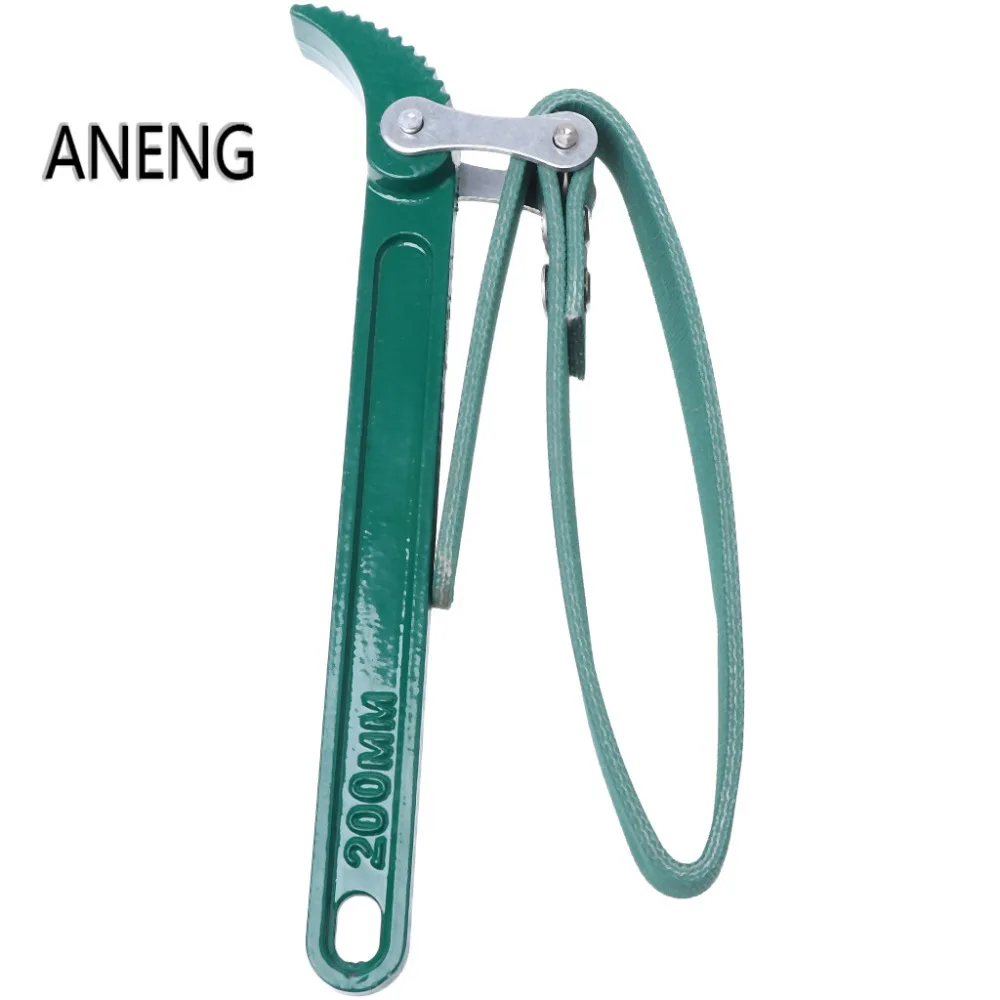 

ANENG 9" Belt Type Oil Filter Pipe Wrench Spanner Removel Key Strong Handle Tool Green