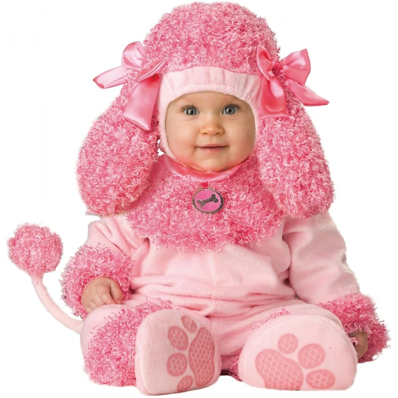 Precious Pink Poodle Baby Costume Toddler Puppy Dog Halloween Fancy