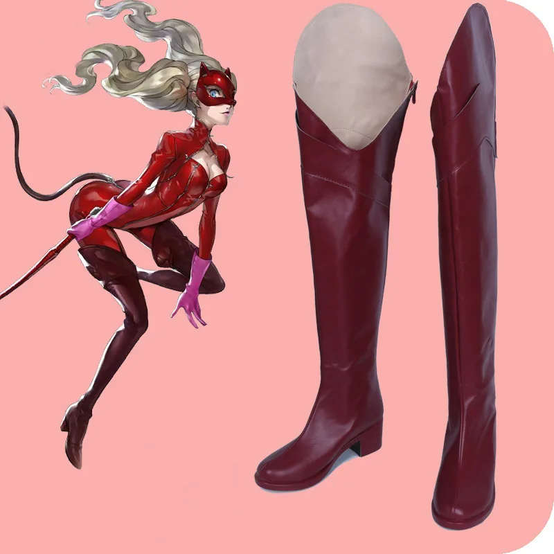

Persona 5 Cosplay Shoes Anne Takamaki Anime boots Custom made