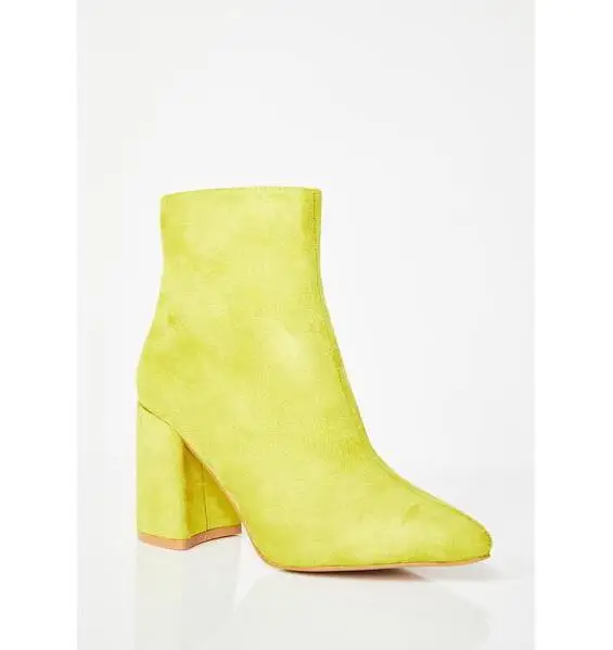 Picture Daim Chaussures De Bottes Femmes 2018 Mode Robe Jaune Courte Pointu Picture Talons En Cheville as Violet D'hiver Dames As Bout Designer Carré qIUxCxwR5