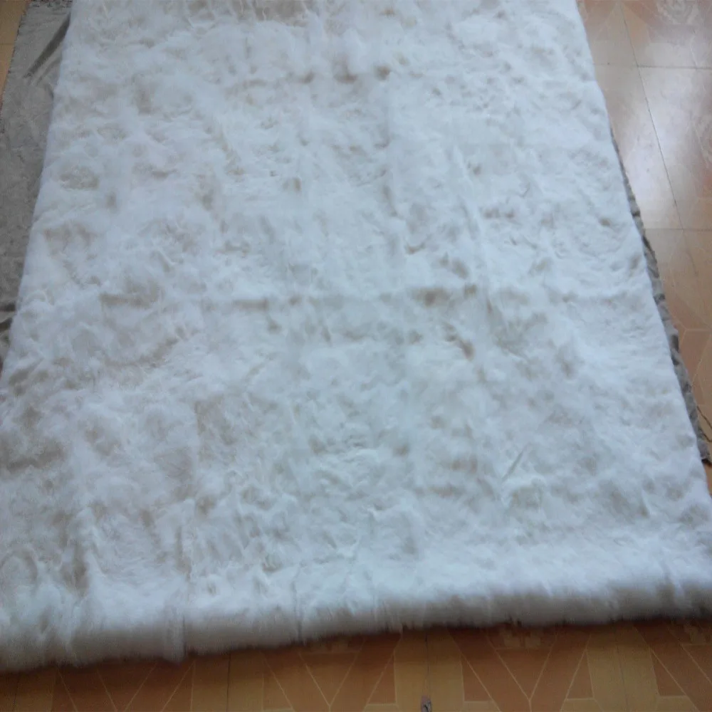 Buy Real White Rex Rabbit Skin Fur Rug Craft Accessory
