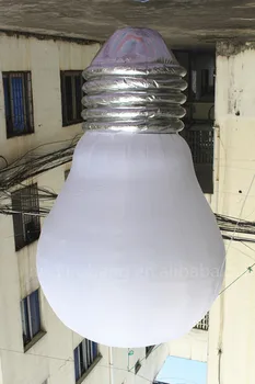

Free shipping 3m high inflatable light bulb for event decoration