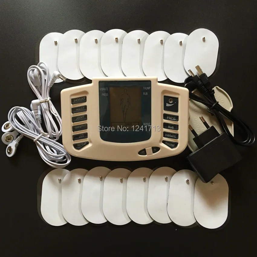 Новинка медицинский электромассажер для тела JR309 16 подушечек|electrical muscle|muscle