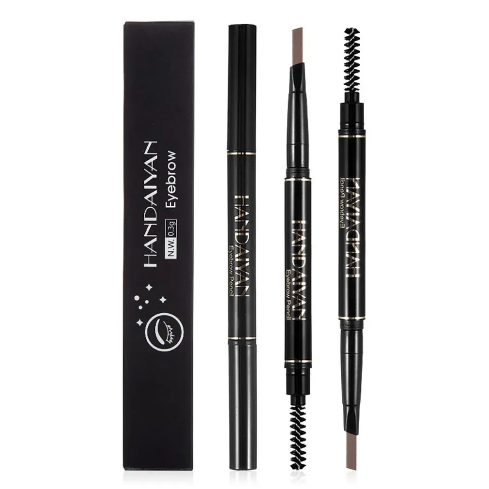 

Pro Double-end Automatic Eyebrow Pencils Waterproof Long Lasting Brown Pigments Eyebrow Tattoo Makeup Eye Brow Pen