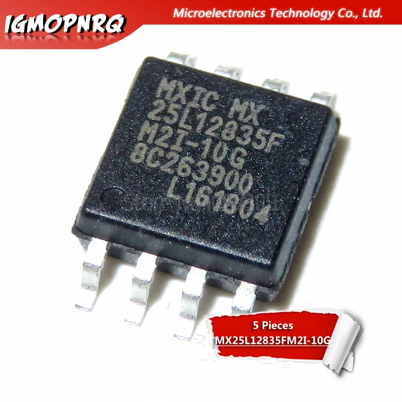 5PCS MX25L12835FM2I 10G SOP MX25L12835 SOP 8 MX25L12835FM2I SOP8 ...