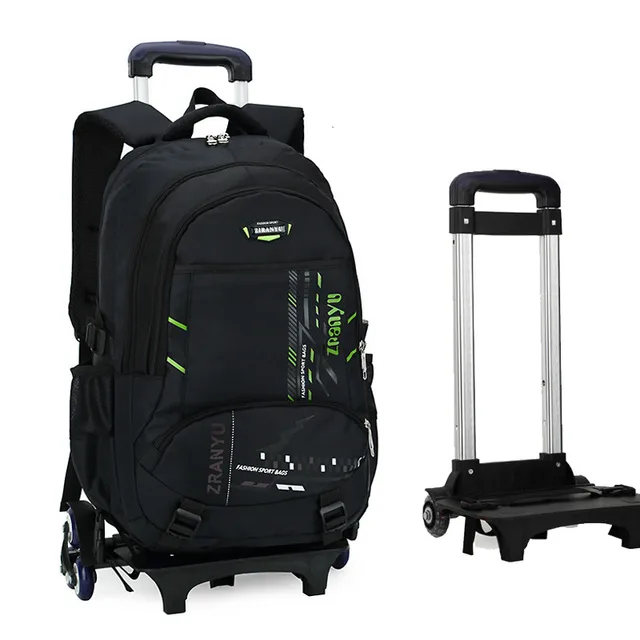 Latest Removable Children School Bags With Wheels Stairs Kids Latest Removable Children School Bags With Wheels Stairs Kids Boy Trolley Schoolbag Luggage Book