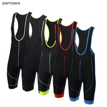 XINTOWN Панталоны 3D гель мягкий велосипедные спортивные Костюмы Ciclismo Bicicleta Для мужчин для езды на мотоцикле, велосипеде Биб шорты 5-Цвета