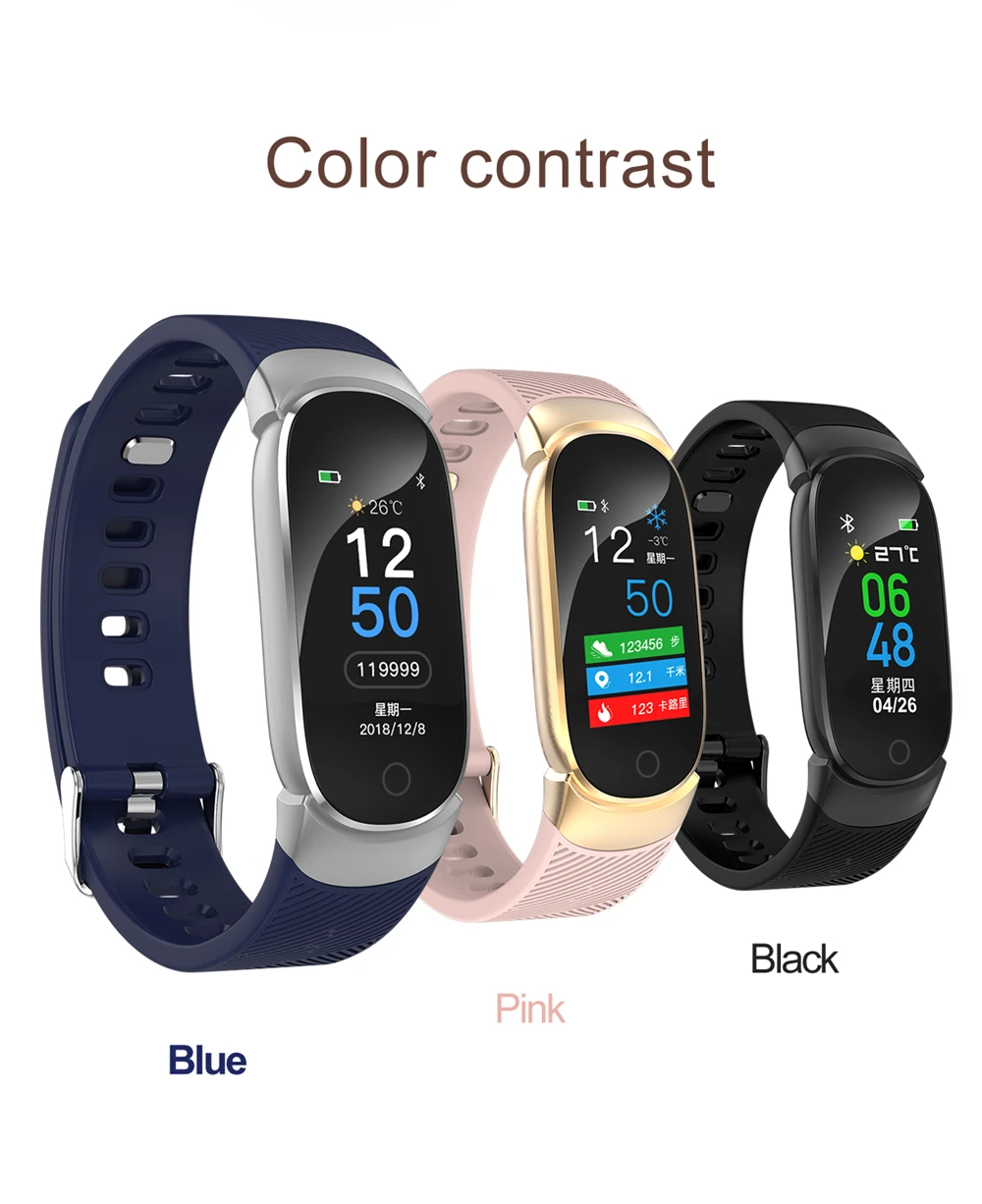 QW16 Smart Bracelet Men Women Heart Rate Monitor Waterproof Fitness Tracker Bluetooth Sport Watch Wristband For Android IOS