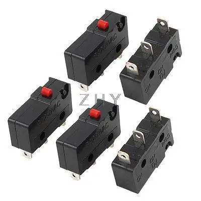 AC 250V 3A SPDT 1NO 1NC 3Pin мгновенный микрокнопка переключатель 5 шт. | Обустройство дома