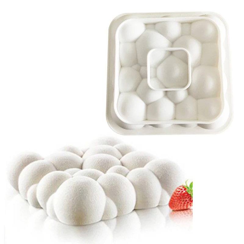 

Hot Irregular 3D Cloud Design Silicone Cake Mold Cupcake Jelly Pudding Cookie Muffin Soap Mould DIY Moule Baking Tools