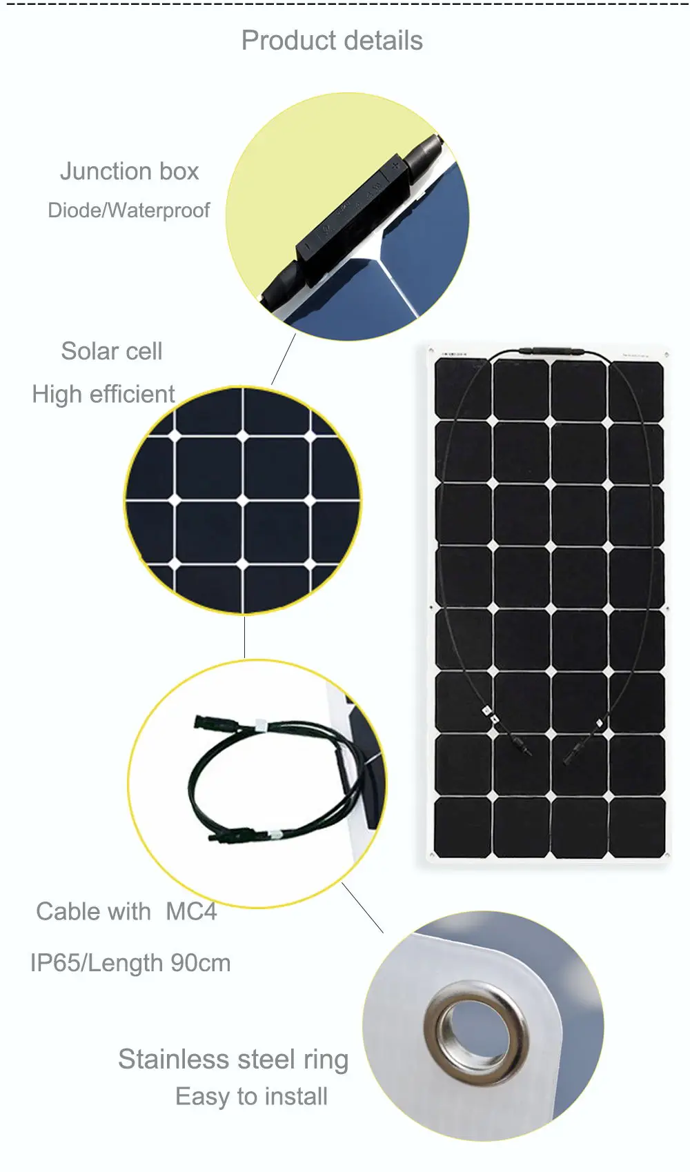 Гибкий Панели солнечные 2 шт. 100 Вт кабель 12v или 24v 20a контроллер Usb Выход дом 200 Вт Наборы Diy Системы Солнечный Мощность станция для дома