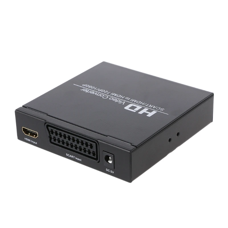 SCART+ HDMI в HDMI HD видео конвертер 720P 1080P 3,5 мм коаксиальный аудио выход