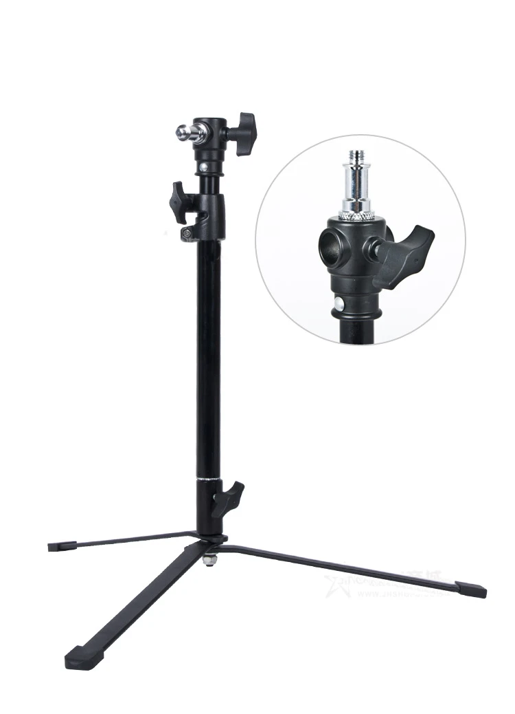 flexible photographic dual use stands tripod 0.6m floor light stand