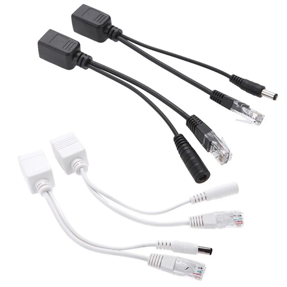 

POE Adapter cable RJ45 Injector Splitter Kit Tape Screened Passive Power Over Ethernet12-48v Synthesizer Separator Combiner