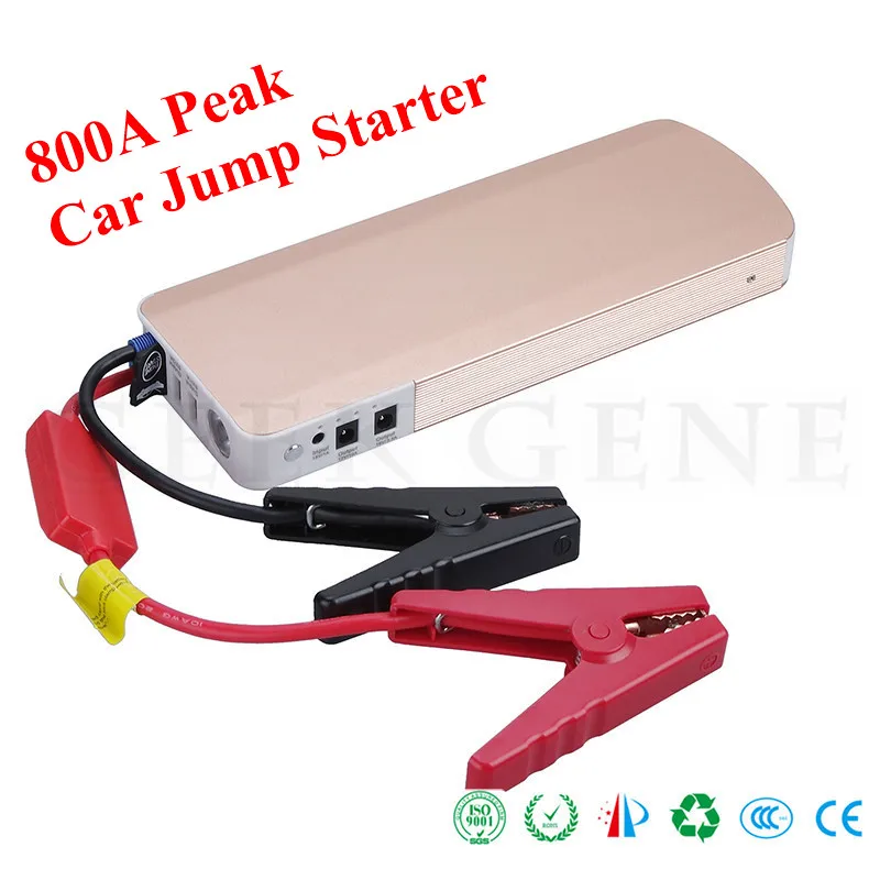 

New 800A Peak Current Car Jump Starter for Petrol 8 Diesel High Power Car Battery Charger Emergency Auto Power Bank Booster