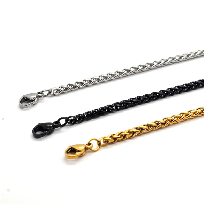 LUFANG дизайнерское модное ювелирное хип-хоп ожерелье на цепочке 3 мм удлиненное индивидуальное длинное ожерелье из нержавеющей стали для мужчин