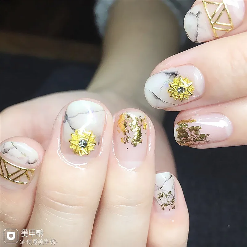 10 шт./пакет серебристо- Стиль A Ювелирные изделия с алмазами AB Цвет 3d Nail Art Украшение ногтей Стикеры инструмент для наклеивания № 20