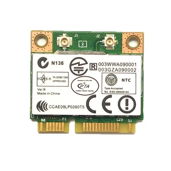

SSEA Wholesale New for Broadcom BCM943228HMB Half Mini PCI-E WiFi Bluetooth 4.0 802.11a/b/g/n wireless Card 2.4GHz/5GHz