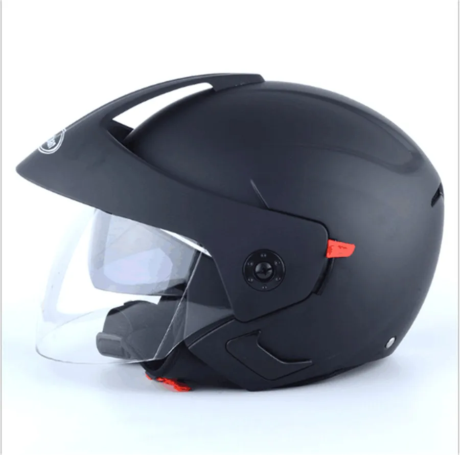 

White color Motocross Helmet open Face Safety Motorcycle Modular Helmet Open Double Lens Dual Visors