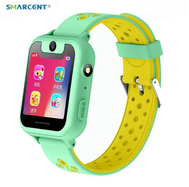 

S90 Children GPS Smart Watch Kids Camera Lighting SmartWatch Baby Watch Sim Card SOS GPS Tracker Child Phone VS Q750 Q360